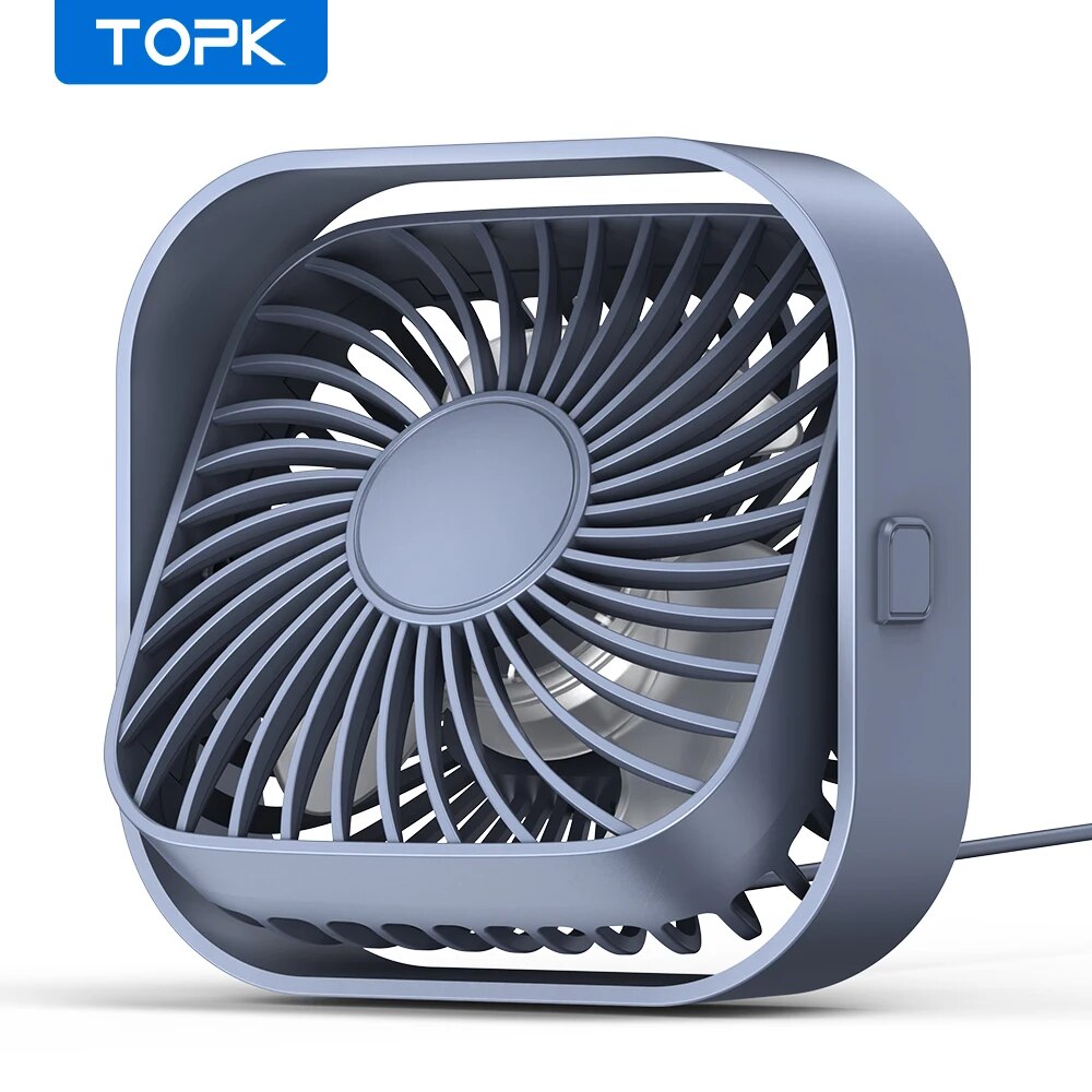 Fan Desk Small Usb - TOPK USB masa fanı, güçlü hava