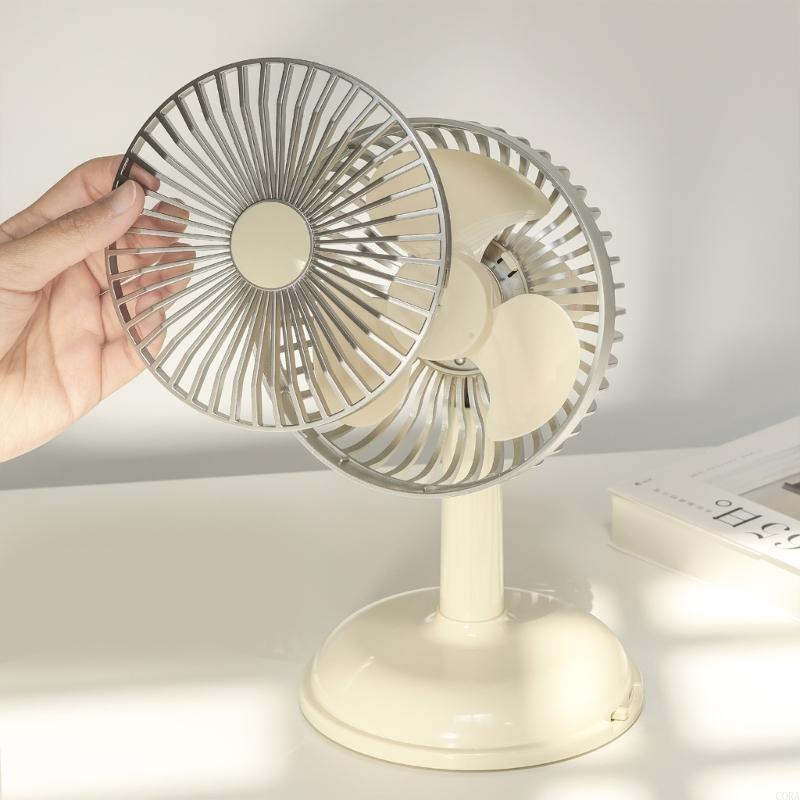 Fan Desk Small Usb - CORA Retro Tarzı Taşınabilir Fan Mini