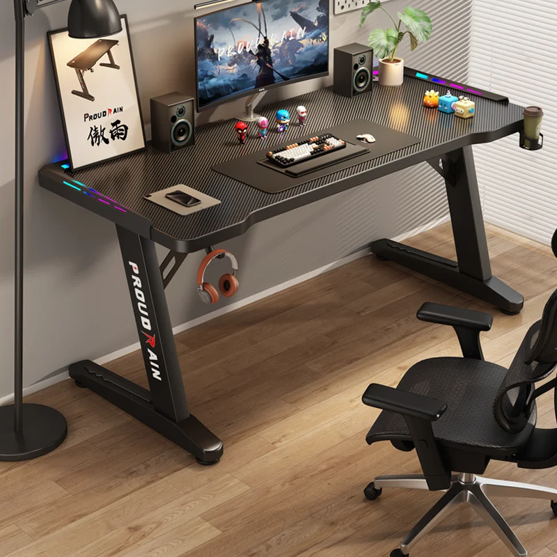 Desk Setup With Laptop And Monitor - Oyun Konsolu Bilgisayar Masaları PC Kurulumu