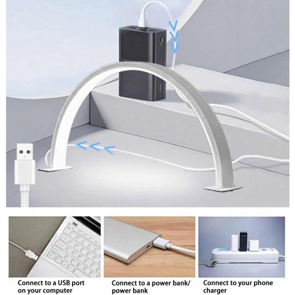 Desk Setup Equipment - 40/66CM Tırnak Lambası Dolgu Işığı USB