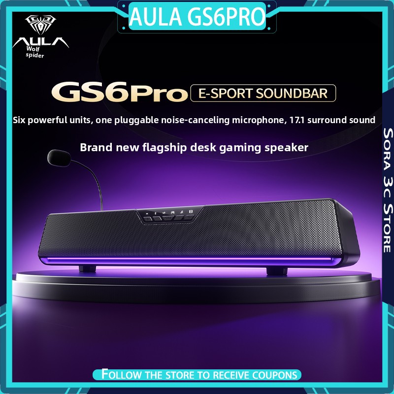 Speaker Desk Setup - AULA GS6Pro Esports Hoparlör Bluetooth Çift