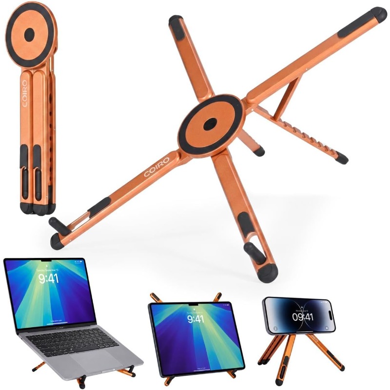 Desk Setup Riser - 3'ü 1 Arada Manyetik Katlanabilir Stand,