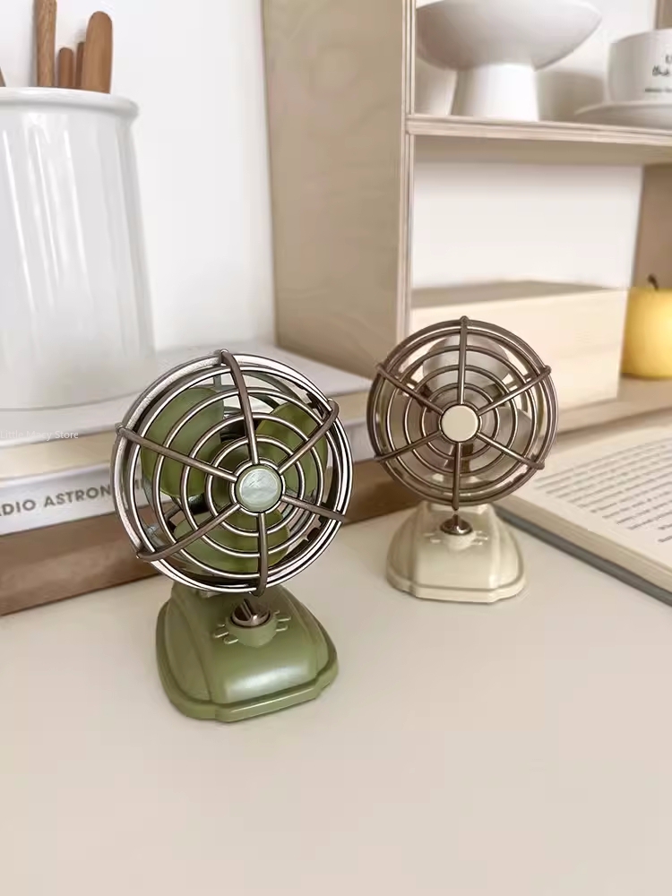 Fan Desk Small Usb - Retro masaüstü küçük Fan USB şarj
