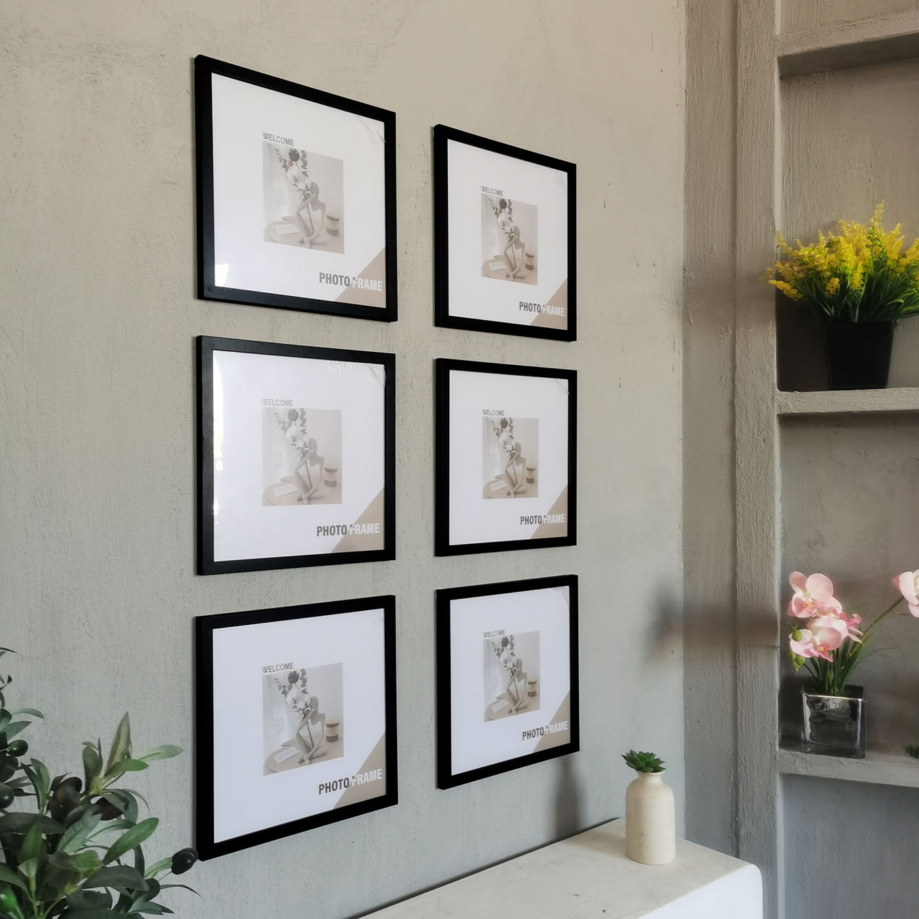 3 Adet Ahşap Kare Fotoğraf Çer - Desk Setup Photo incelemesi ve fiyatı