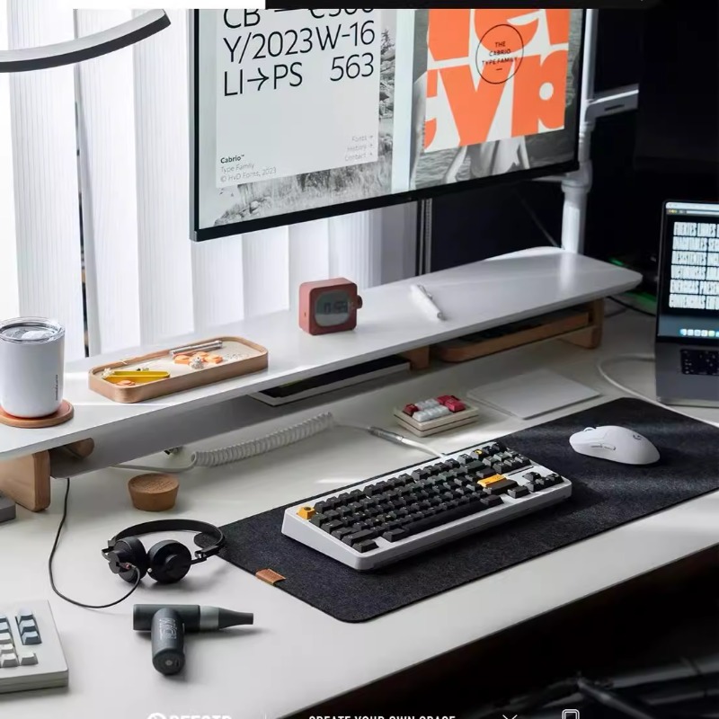 Modern Monitör Yükseltici Stan - Desk Setup With Laptop And Monitor incelemesi ve fiyatı