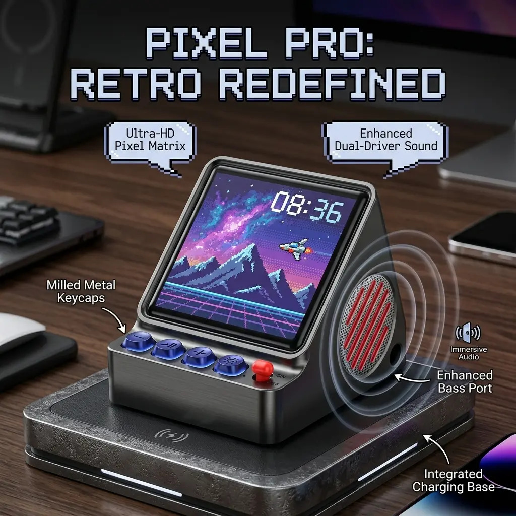 Retro Piksel Sanatı Programlan - Speaker Desk Setup incelemesi ve fiyatı