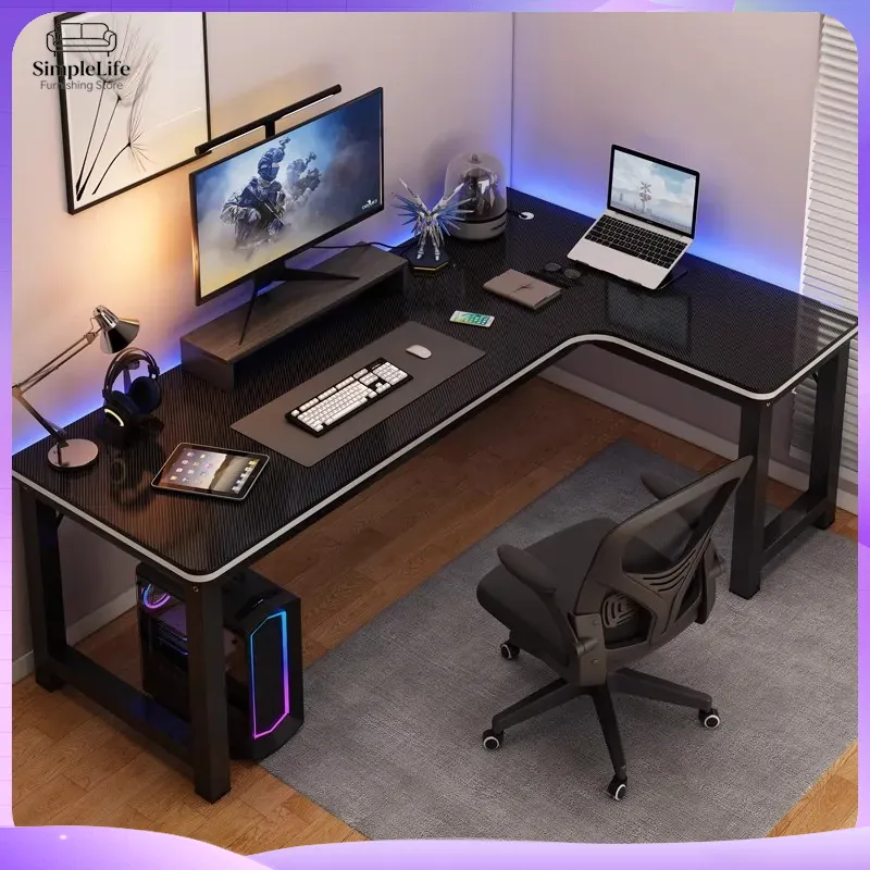 Köşe Oyun Masası Bilgisayar Ma - Desk Setup With Laptop And Monitor incelemesi ve fiyatı