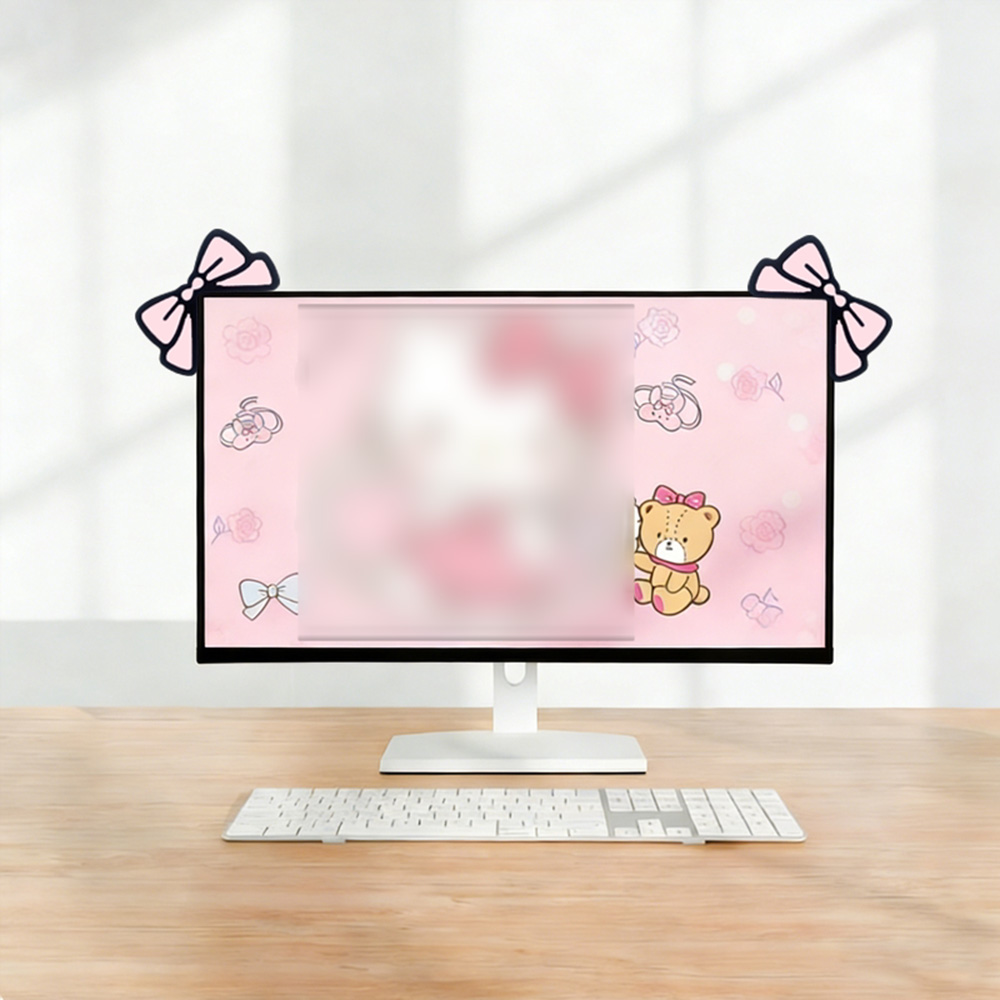 Sevimli Pembe Fiyonklu Monitör - Desk Setup With Laptop And Monitor incelemesi ve fiyatı
