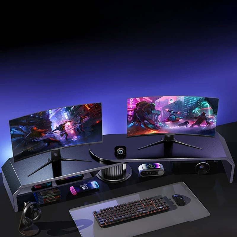 Oyun Çift Monitör Standı Ofis  - Desk Setup With Laptop And Monitor incelemesi ve fiyatı