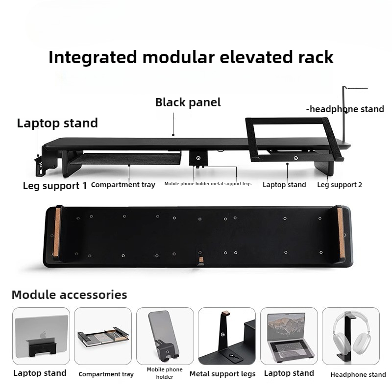 Modüler Monitör Yükseltici Sta - Desk Setup With Laptop And Monitor incelemesi ve fiyatı