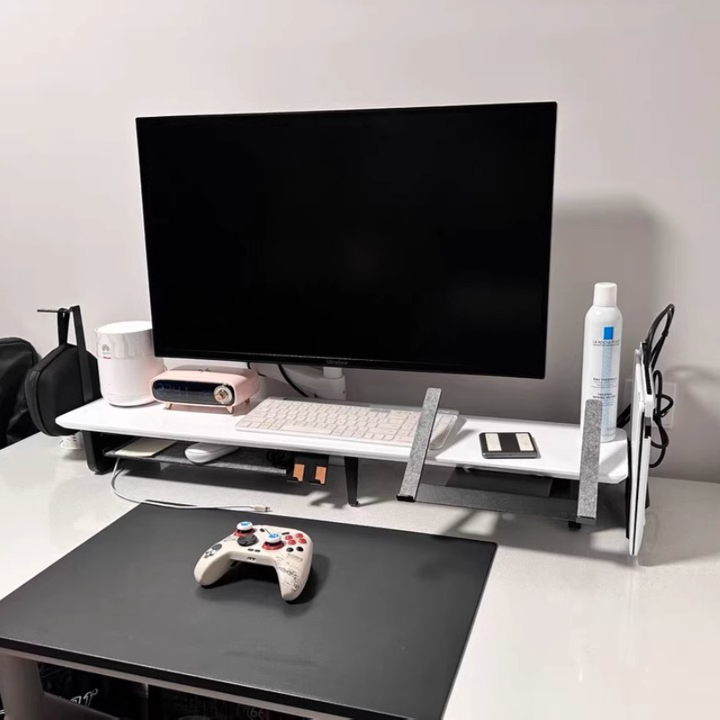 Modüler Monitör Yükseltici Sta - Desk Setup With Laptop And Monitor incelemesi ve fiyatı