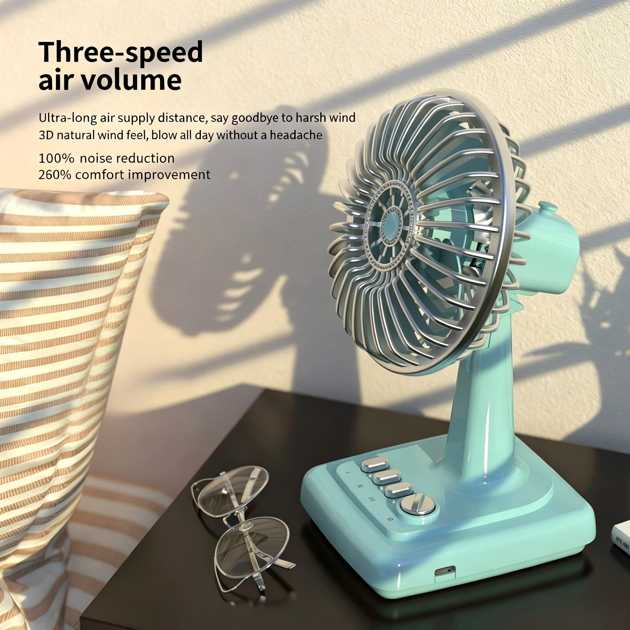 Retro Alaşımlı Masaüstü Fanı 3 - Fan Desk Small Usb incelemesi ve fiyatı