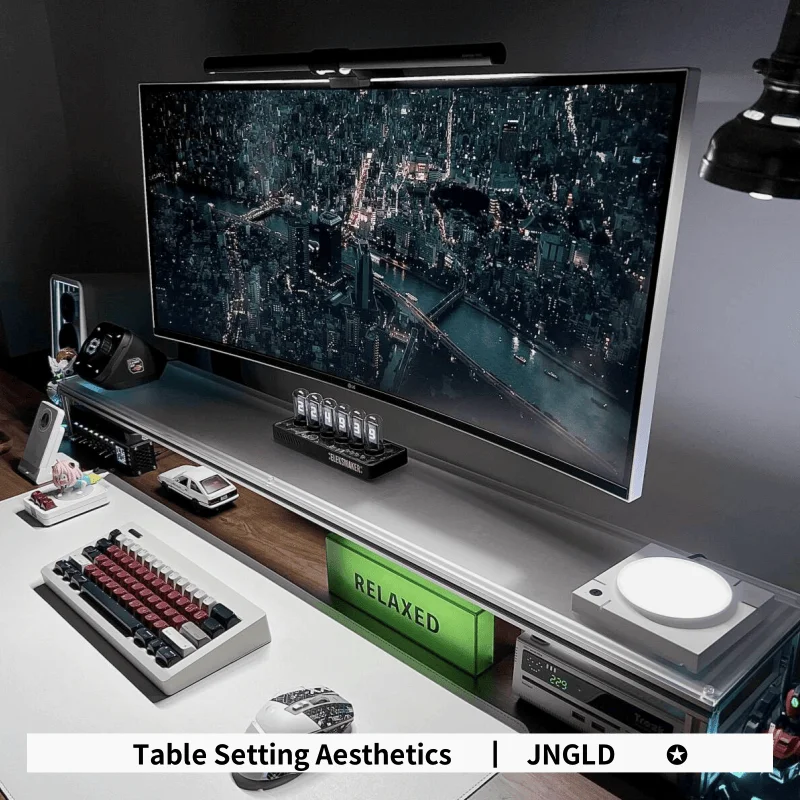Alüminyum Monitör Standı Akril - Desk Setup With Laptop And Monitor incelemesi ve fiyatı