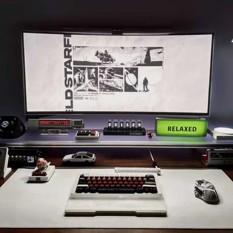 Alüminyum Monitör Standı Akril - Desk Setup With Laptop And Monitor incelemesi ve fiyatı
