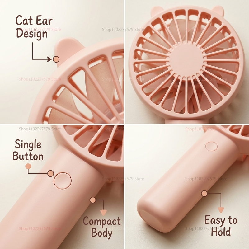 Taşınabilir El Tipi Fan Mini U - Fan Desk Small Usb incelemesi ve fiyatı