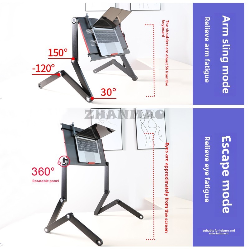 Yatakta Düz Yatmak, Dizüstü Bi - Desk Setup Maker incelemesi ve fiyatı